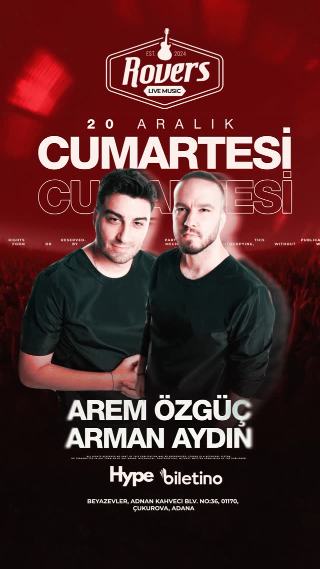 Arem&Arman DJ Etkinliği